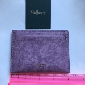 Mulberry Credit Card Slip lilac
